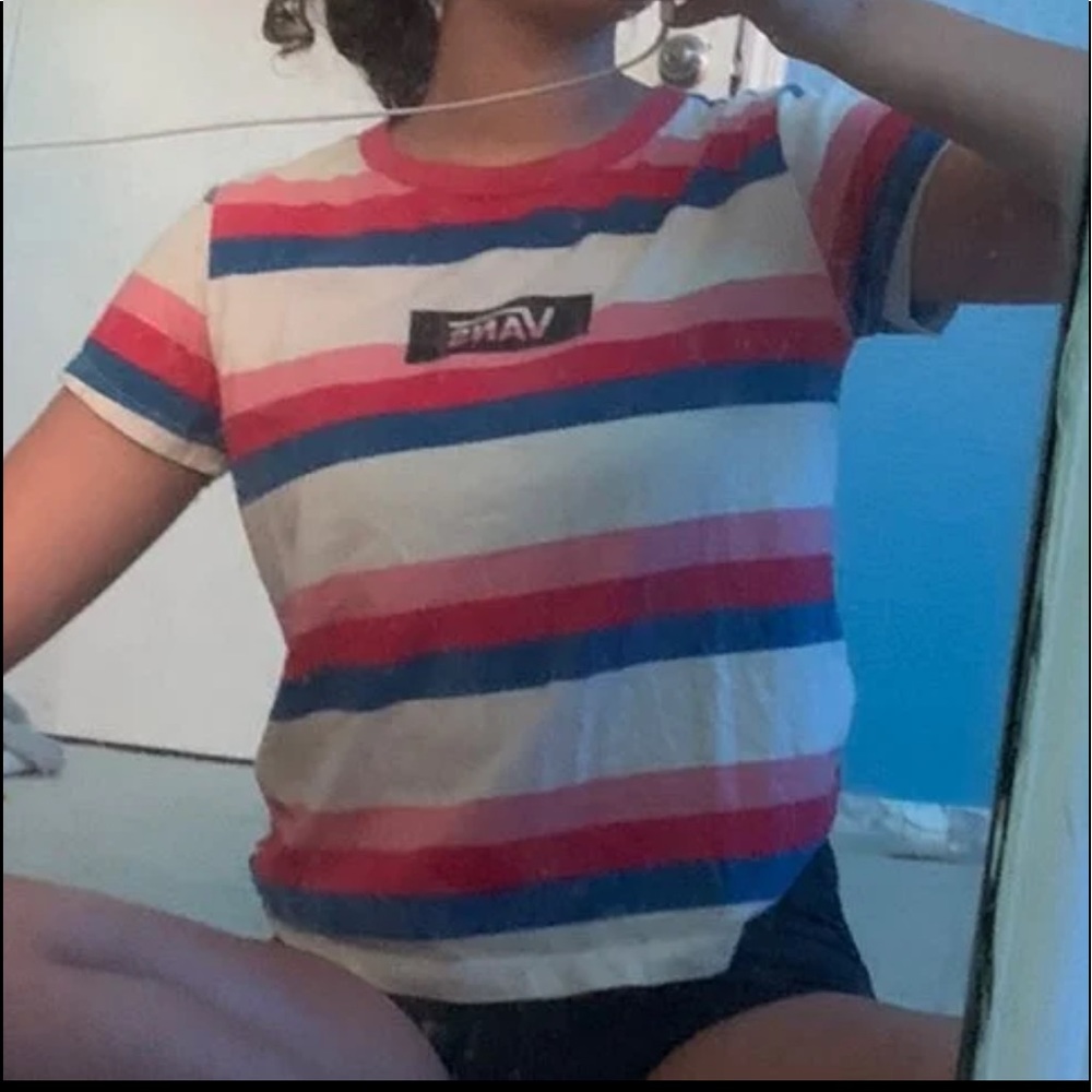 striped vans shirt